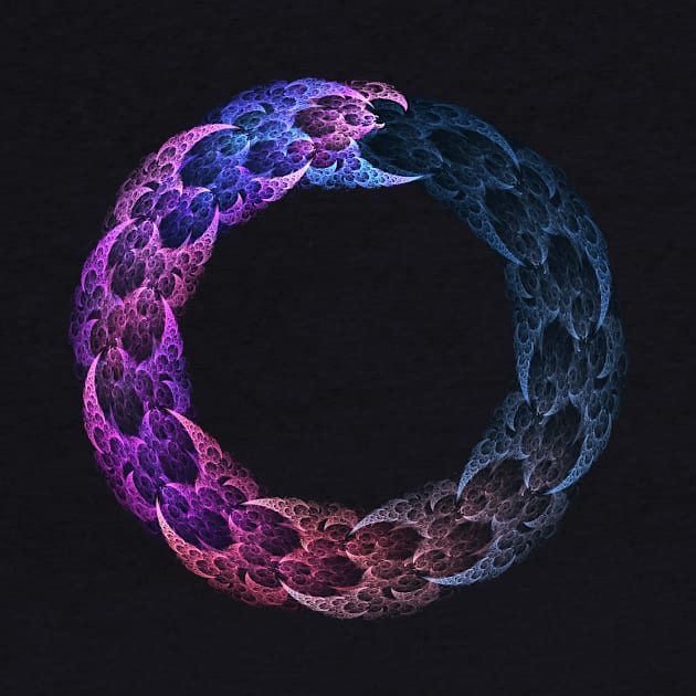 Circle Replication - Black Background by mastrob